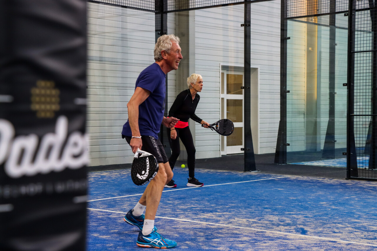 Padelclub met blaashal voor het winterseizoen